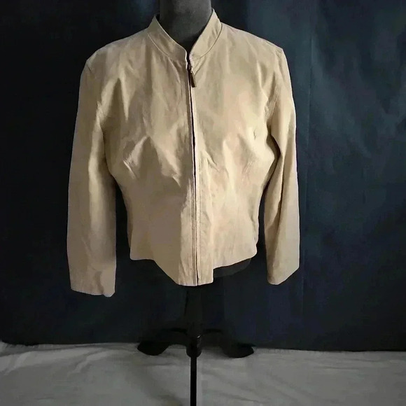 Chico's Leather Jacket 2 - Picture 1 of 5